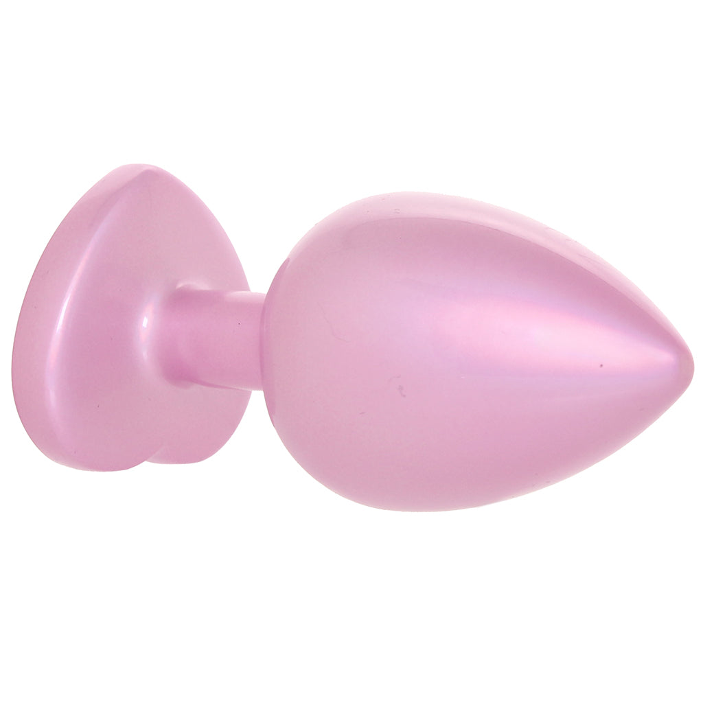 Booty Bling Pink Metal Jewelled Butt Plug in Large Anal Sex Toys > Butt Plugs