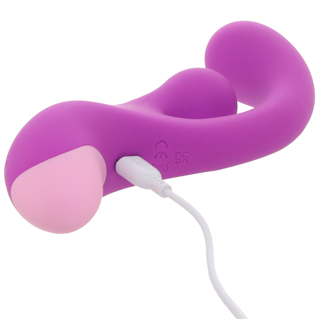 Bang! Gyro Silicone Rabbit Vibe in Purple Vibrators > Rabbit Vibrators