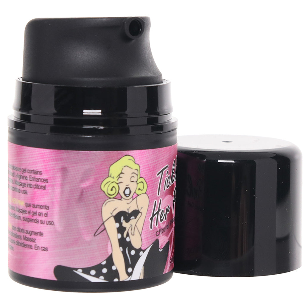 Tickle Her Pink Clitoral Pleasure Gel Pump in 1oz/30ml Lubes and Lotions > Sexual Stimulants