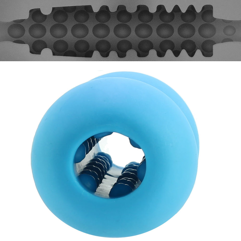 Mini Double Bubble Stroker in Blue Male Masturbators > Discreet Masturbators