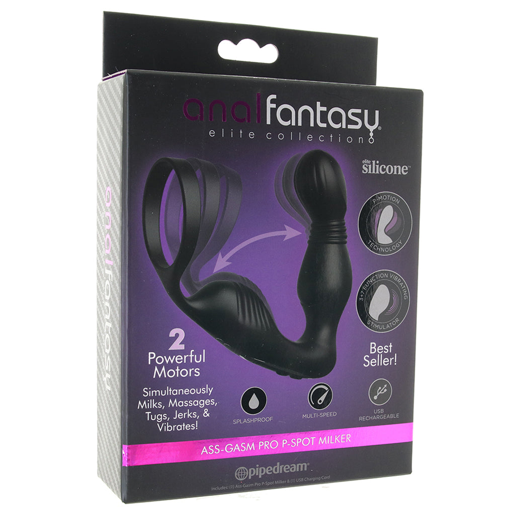 Anal Fantasy Elite Ass-Gasm Pro P-Spot Milker Anal Sex Toys > Prostate Massagers