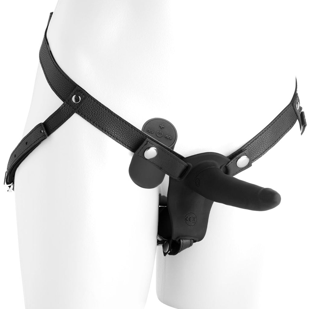 Strap U Power Pegger Beginner Vibrating Dildo & Harness Dildo Sex Toys > Strap-On and Harnesses
