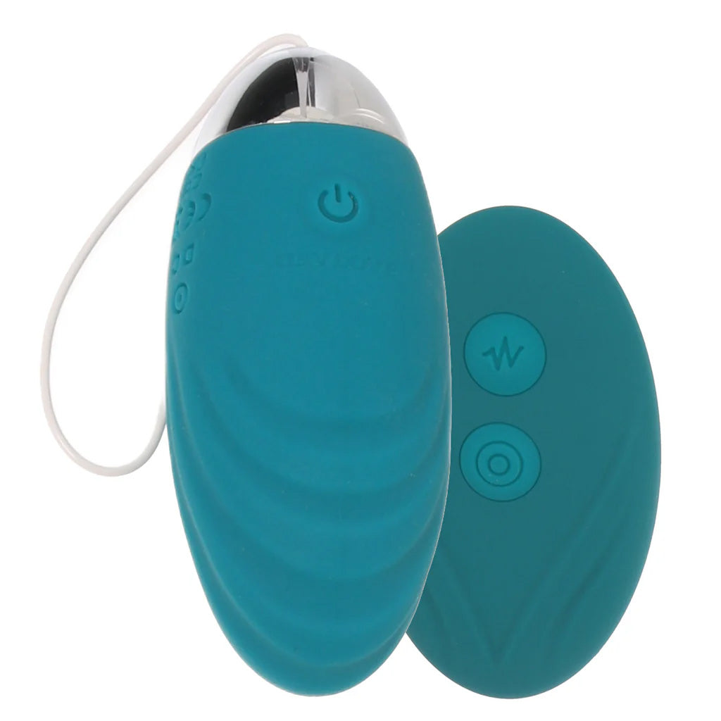 Oval Office Egg Vibe with Remote in Teal Vibrators > Bullet and Egg Vibrators