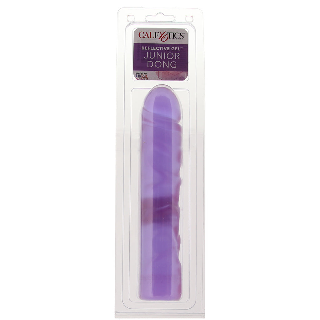 Reflective Gel 7.5 Inch Jr. Dildo in Purple Dildo Sex Toys > Realistic Dildos