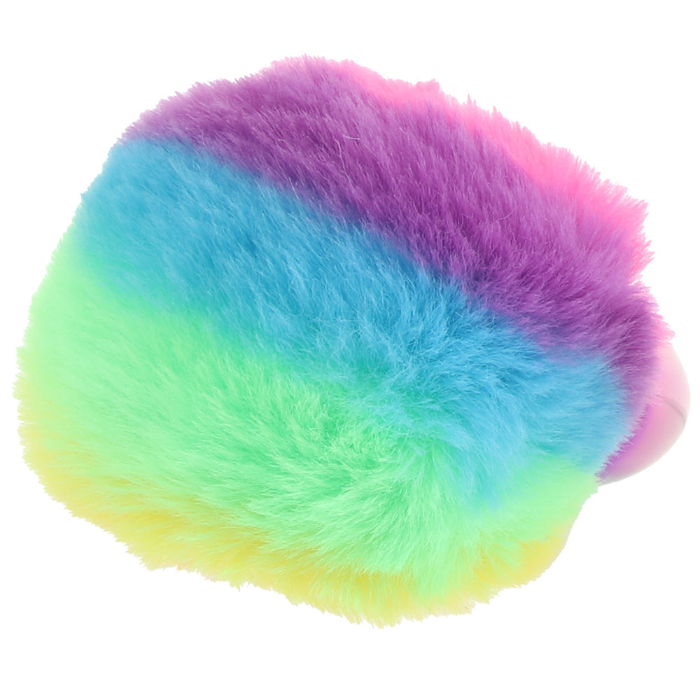 Gemsations 3 Inch Bunny Tail Butt Plug in Rainbow Anal Sex Toys > Butt Plugs
