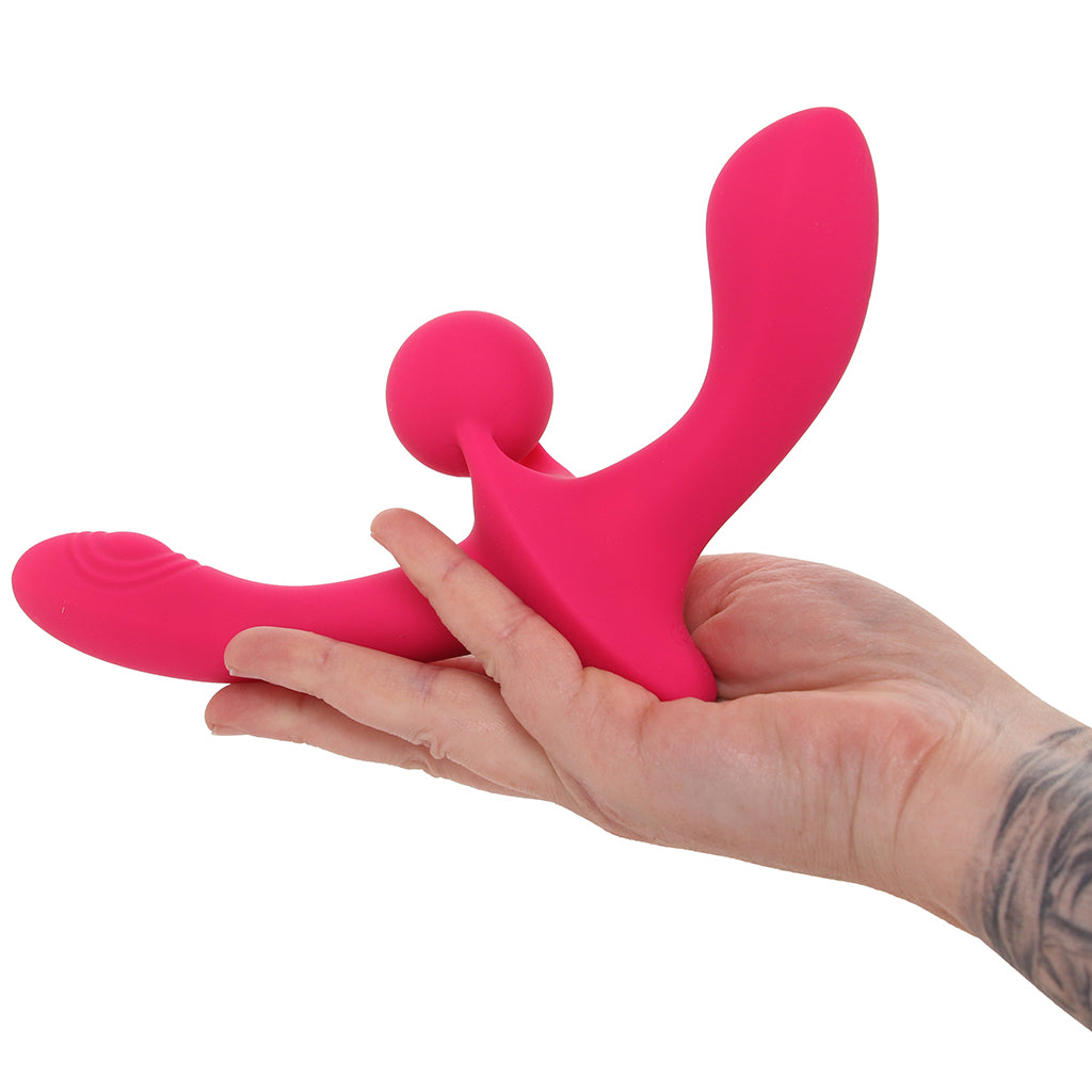 Together Double Tap Strapless Strap-On Vibe Dildo Sex Toys > Strap-On and Harnesses