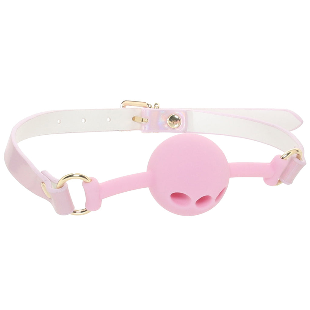 Ouch! Paris Collection Silicone Ball Gag in Pink Bondage and Fetish > Ball Gags & Mouth Restraints