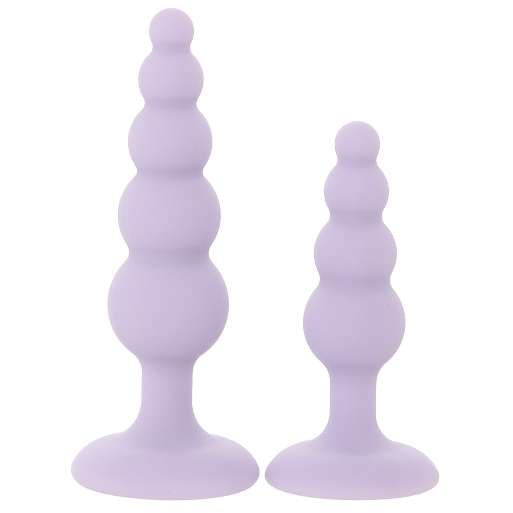 First Time Crystal Beaded Duo Anal Sex Toys > Butt Plugs