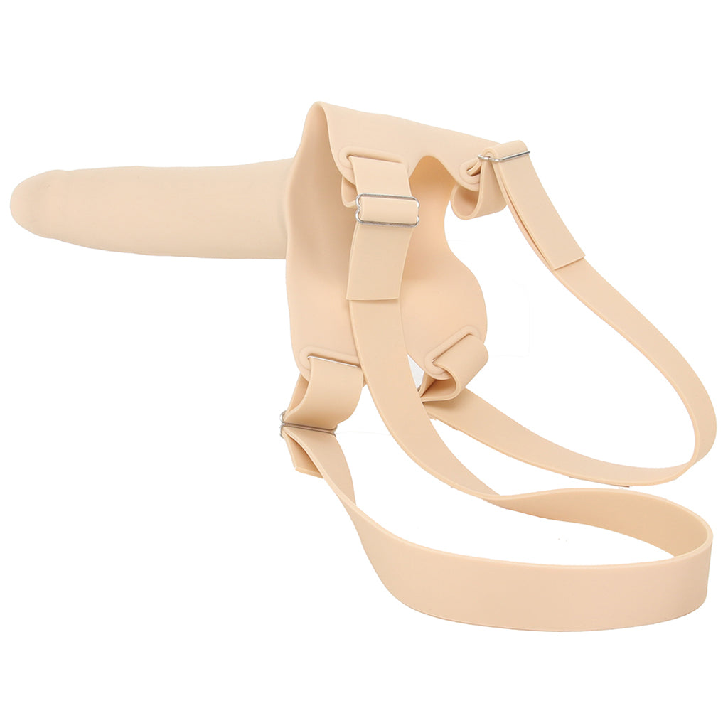 Accommodator Silicone Chin Strap Dildo in Ivory Dildo Sex Toys > Strap-On and Harnesses