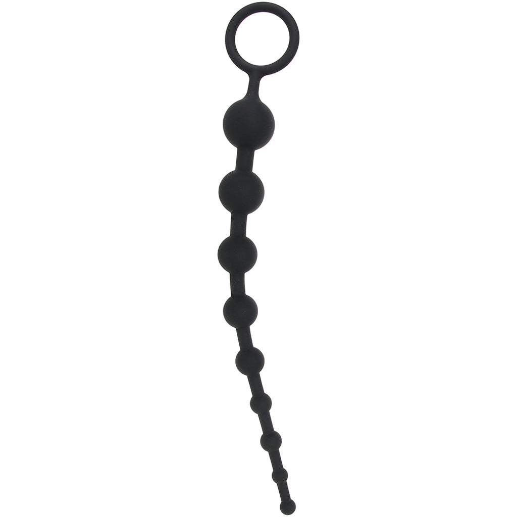 All About Anal Seamless Anal Beads in Black Anal Sex Toys > Anal Beads