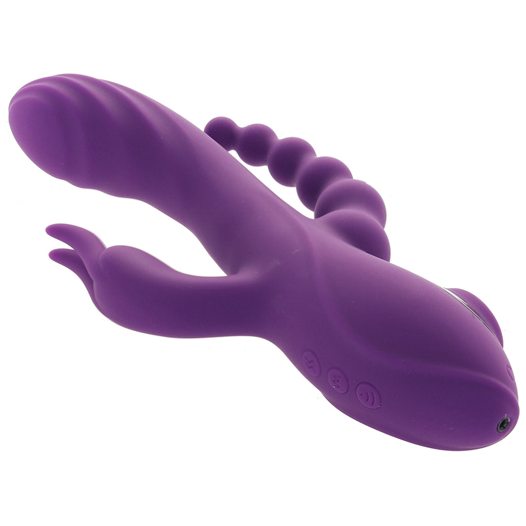Fourgasm Triple Stimulator Sucking Rabbit Vibe Vibrators > Rabbit Vibrators