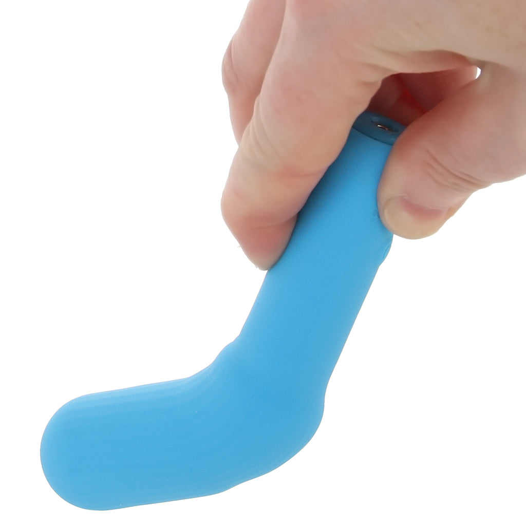 Pocket Rocket Elite Vibe with Texture Sleeve in Sky Blue Vibrators > Bullet and Egg Vibrators
