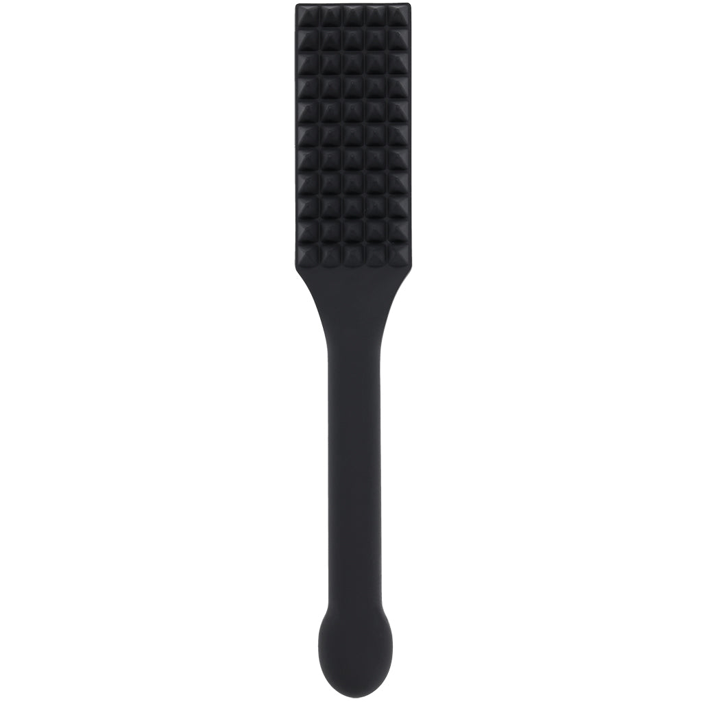 Edge Spiked Silicone Paddle with Insertable Handle Bondage and Fetish > Whips and Crops