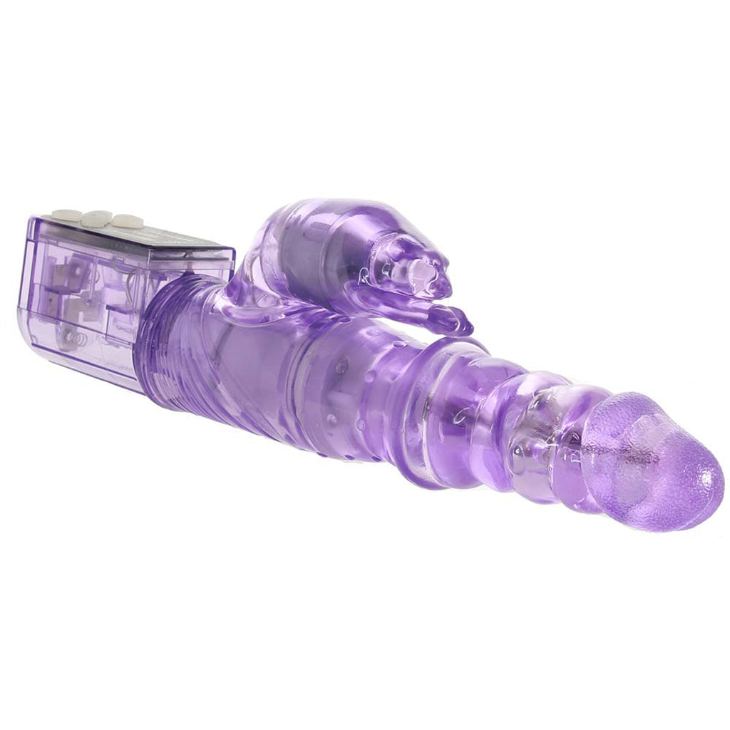 Purring Thrusting Panther Vibe in Purple Vibrators > Rabbit Vibrators