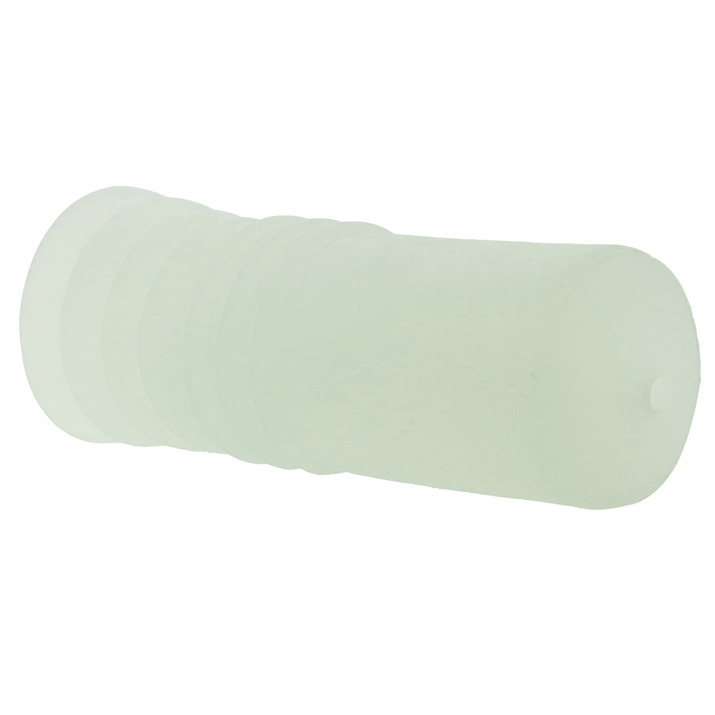 Vibrating Glow Super Head Honcho in White Male Masturbators > Pocket Strokers