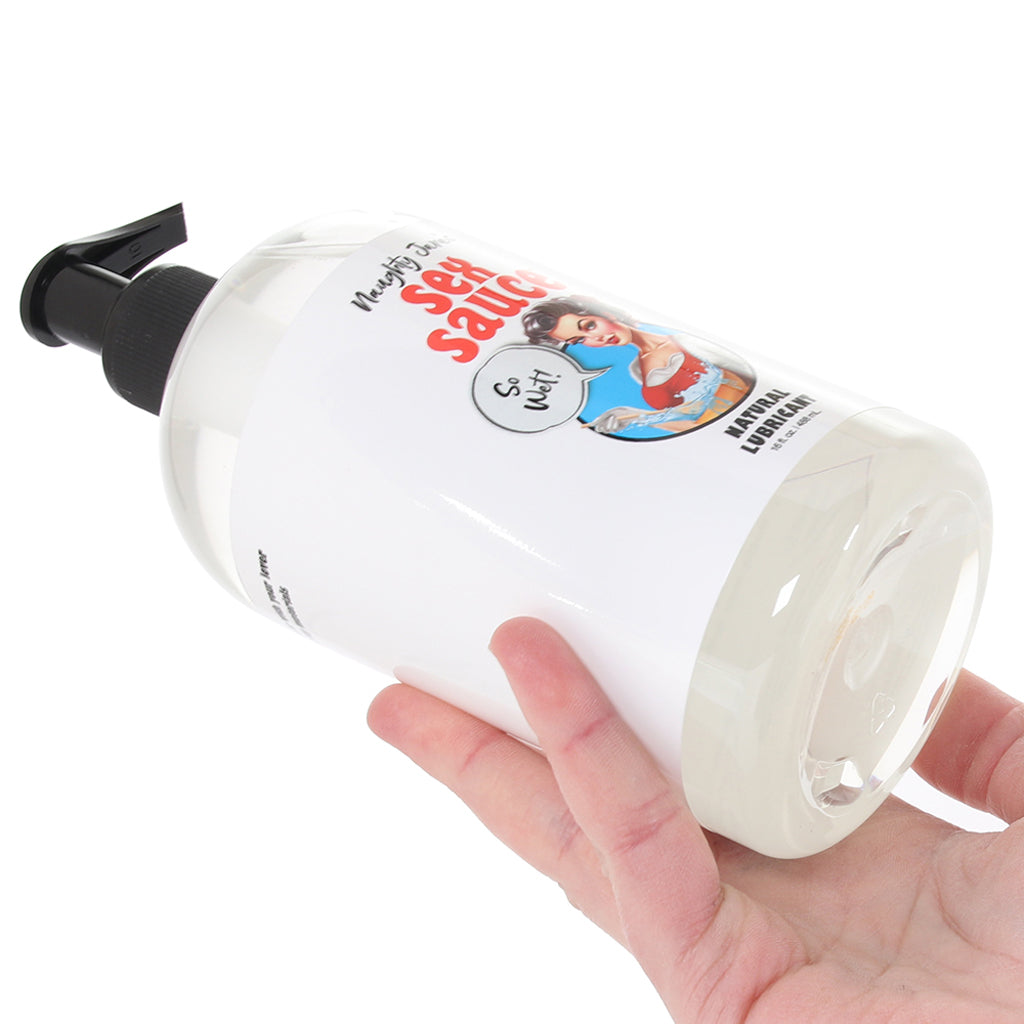 Naughty Jane's Sex Sauce Natural Lubricant in 16oz/488ml Lubes and Lotions > Water Based Sex Lubes