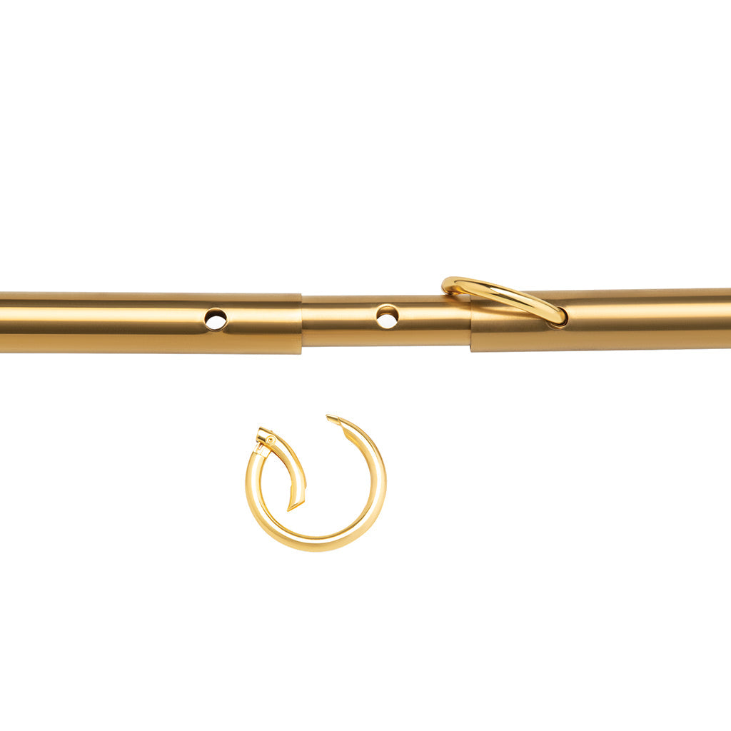 Expandable Spreader Bar Set in Gold Bondage and Fetish > Restraints