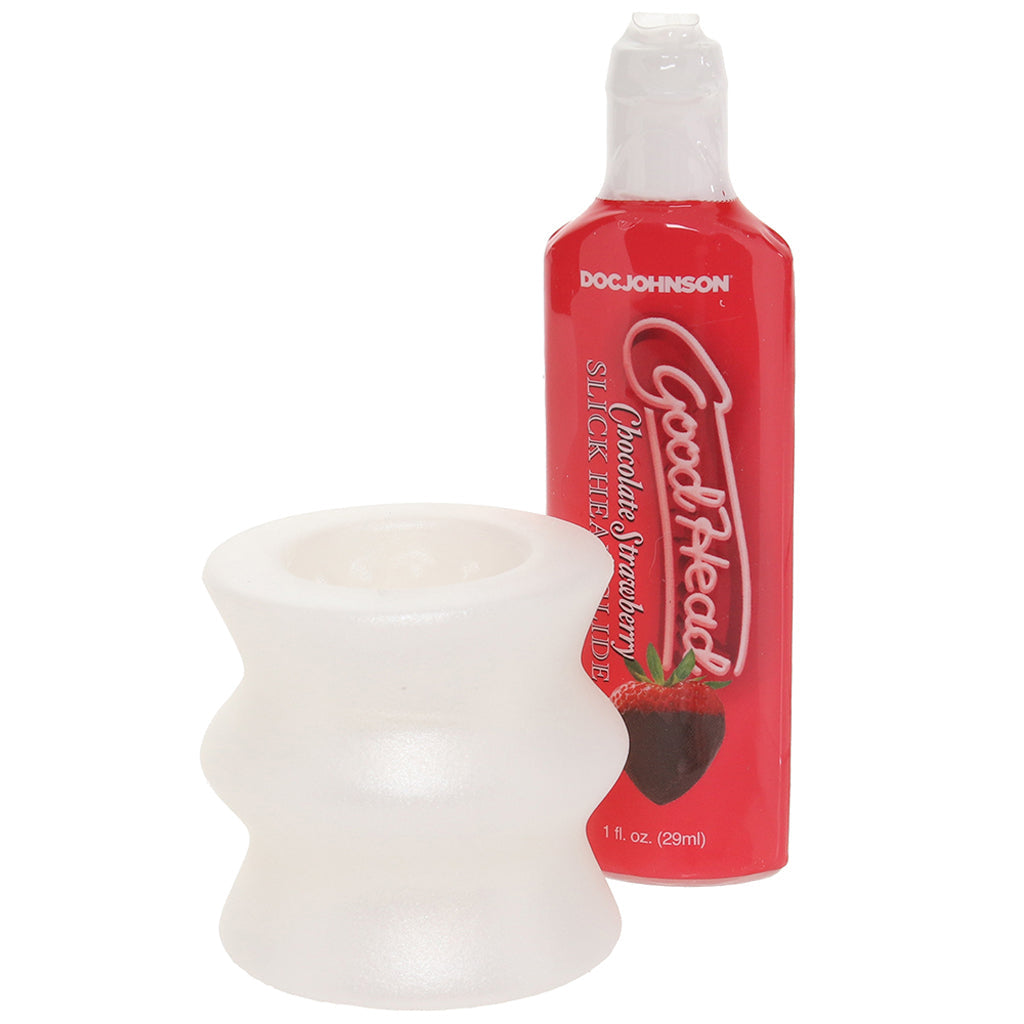 GoodHead Honeymoon Head Kit in Chocolate Strawberry Male Masturbators > Discreet Masturbators