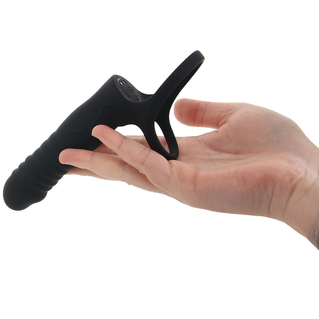 Jock Double Thrust Remote Vibe with C-Ring Anal Sex Toys > Anal Vibrators