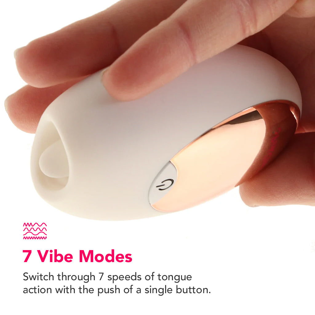 PinkCherry Goldielicks Tongue Vibe Vibrators > Clitoral Stimulators