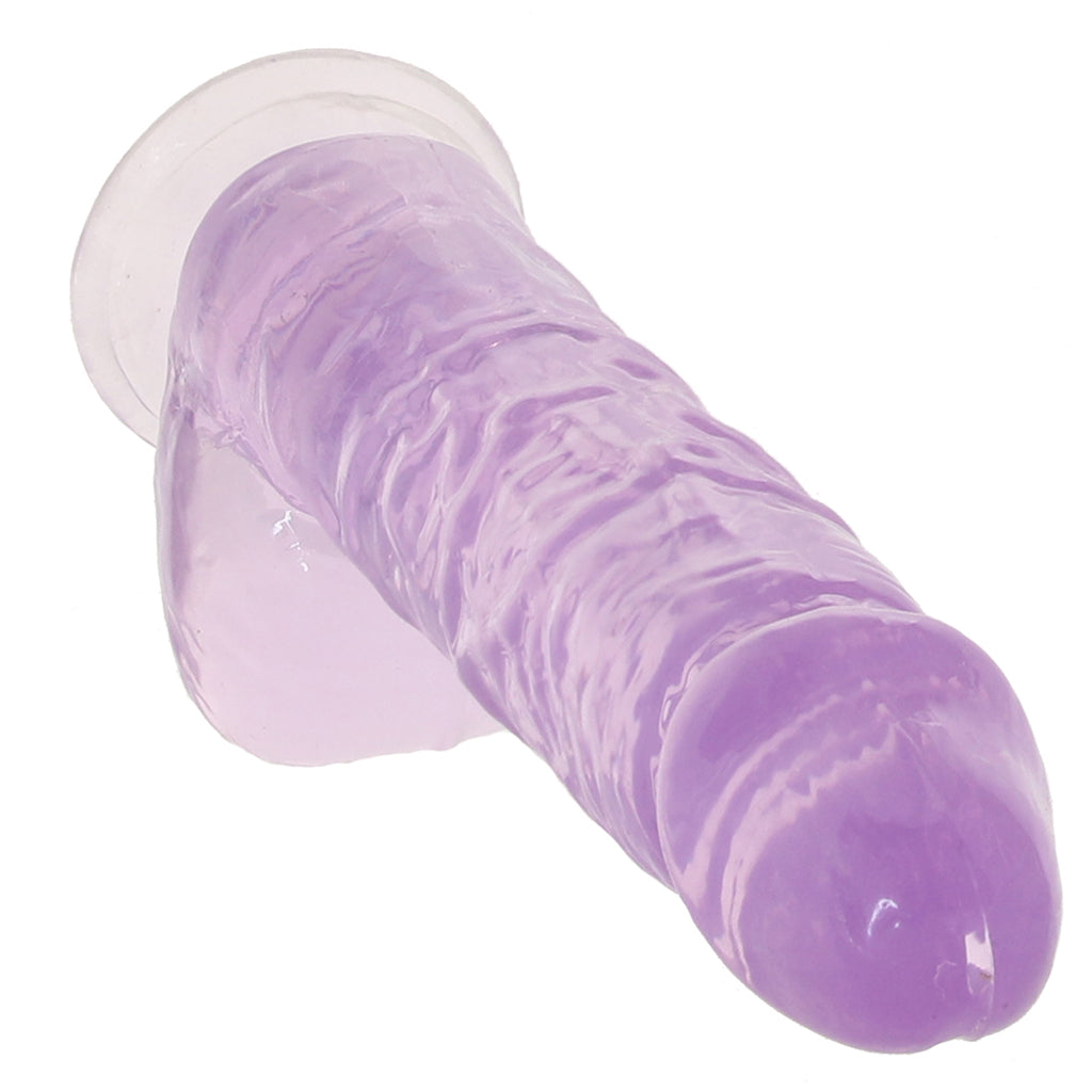 Naturally Yours 6 Inch Crystalline Dildo in Amethyst Dildo Sex Toys > Realistic Dildos