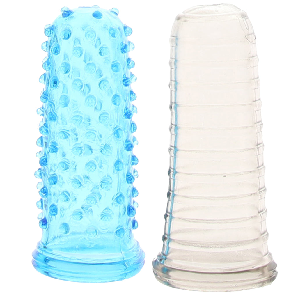 Blue Line 2-Pack Anal Finger Sleeves Anal Sex Toys > Anal Starter Toys