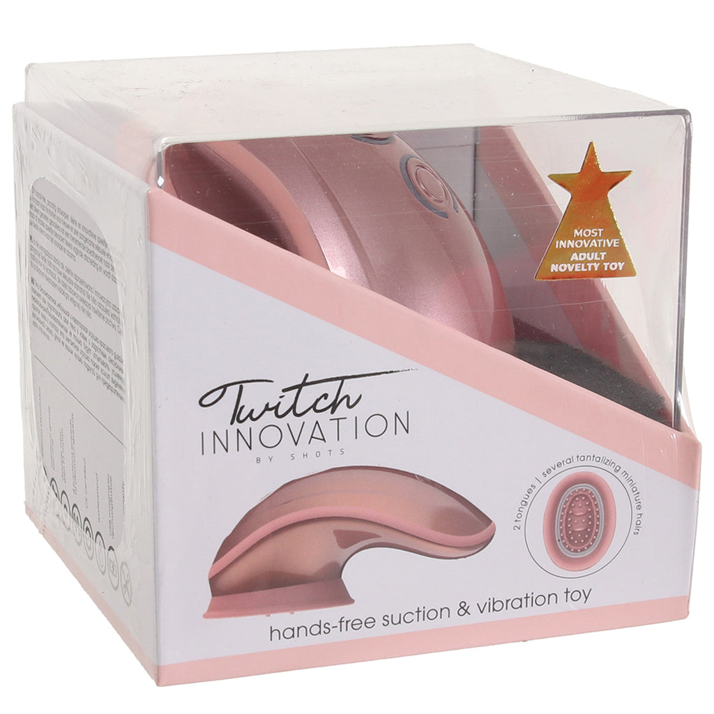 Twitch Innovation Hands Free Suction & Vibration Toy Vibrators > Clitoral Stimulators