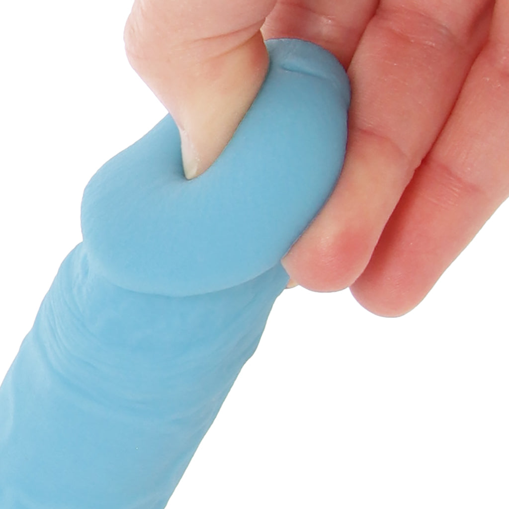 Declan 6.5 Inch Silicone Dildo in Blue Dildo Sex Toys > Realistic Dildos