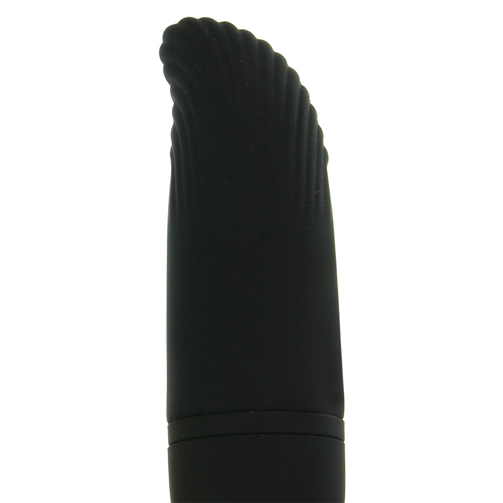 Silicone Remote Ridged G Vibe in Black Vibrators > G-Spot Vibrators