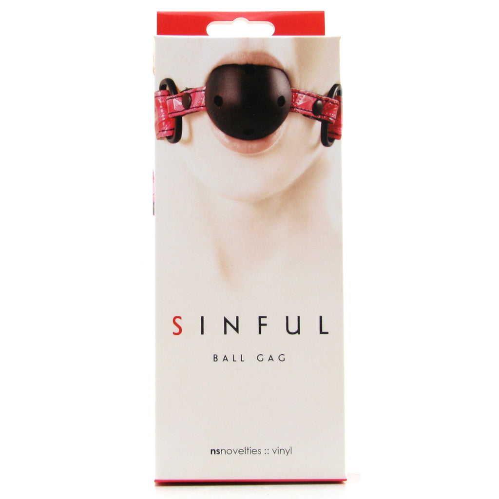 Sinful Ball Gag in Pink Bondage and Fetish > Ball Gags & Mouth Restraints