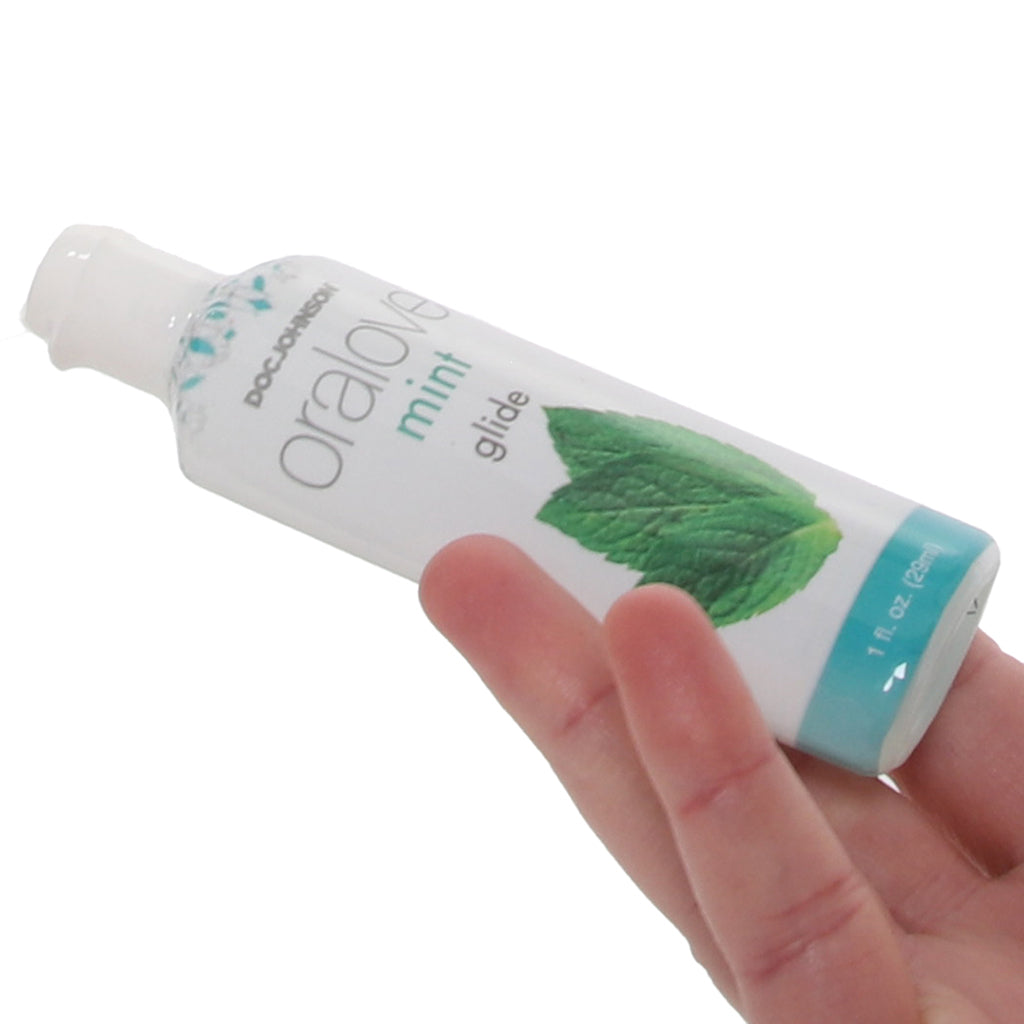 Oralove Delicious Duo Lickable Lubes in Strawberry & Mint Lubes and Lotions > Flavored Sex Lubes
