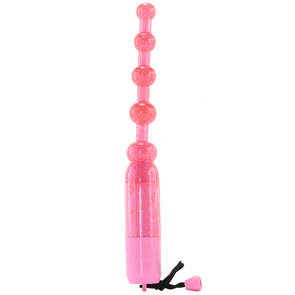 Waterproof Vibrating Pleasure Beads in Pink Anal Sex Toys > Anal Beads