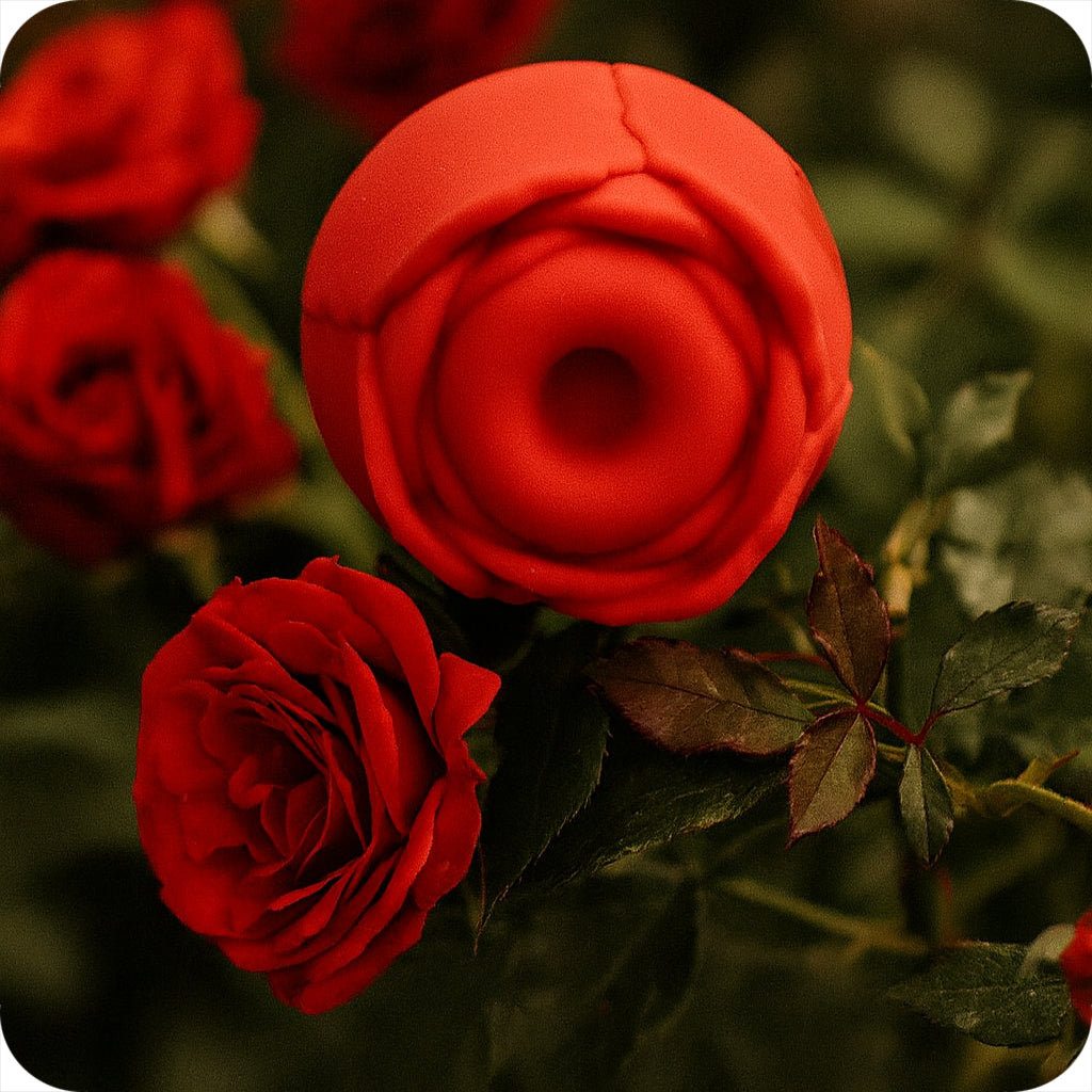 Inya The Vibrating Rose in Red Vibrators > Clitoral Stimulators