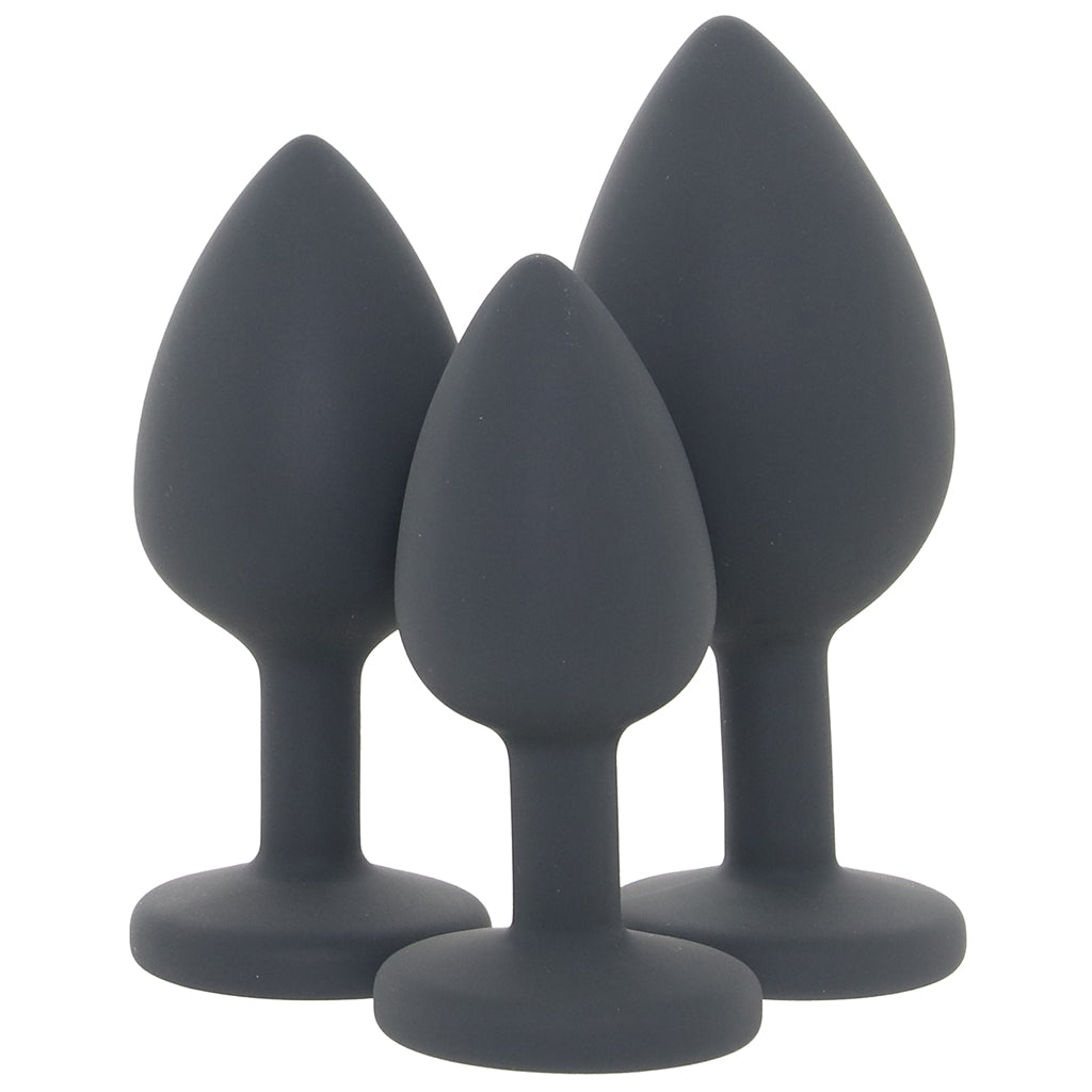 A-Play Silicone 3 Piece Anal Trainer Set Anal Sex Toys > Butt Plugs