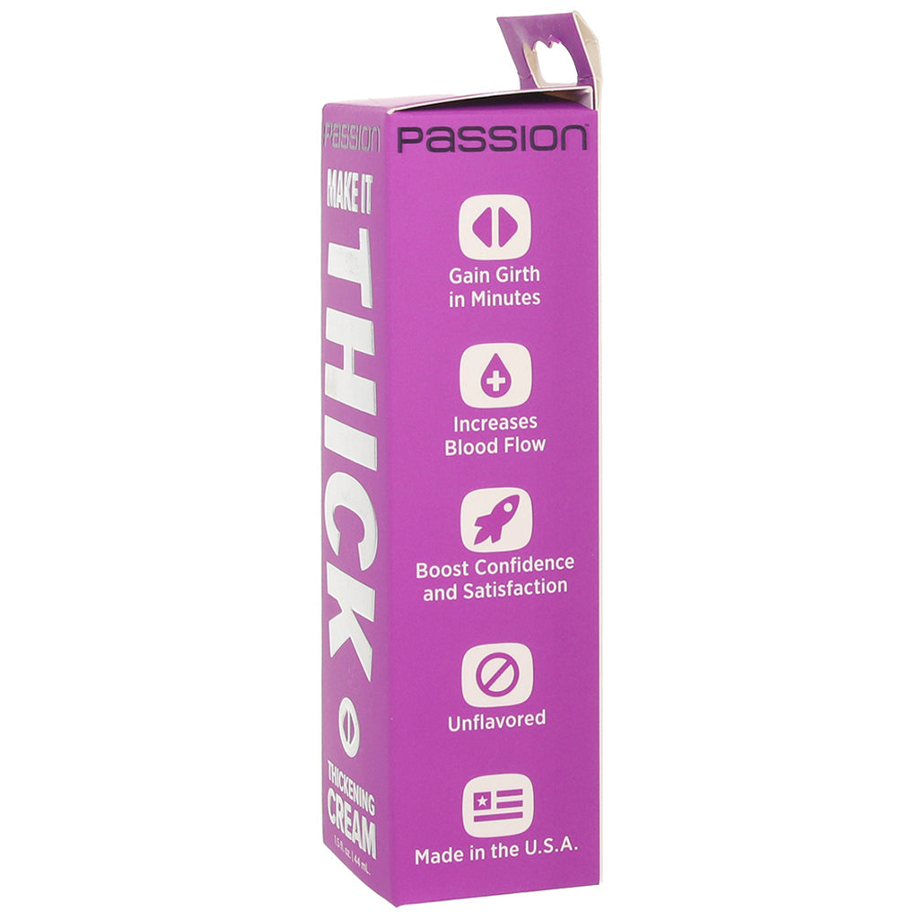 Passion Make It Thick Thickening Cream in 1.5oz/44ml Lubes and Lotions > Sexual Stimulants