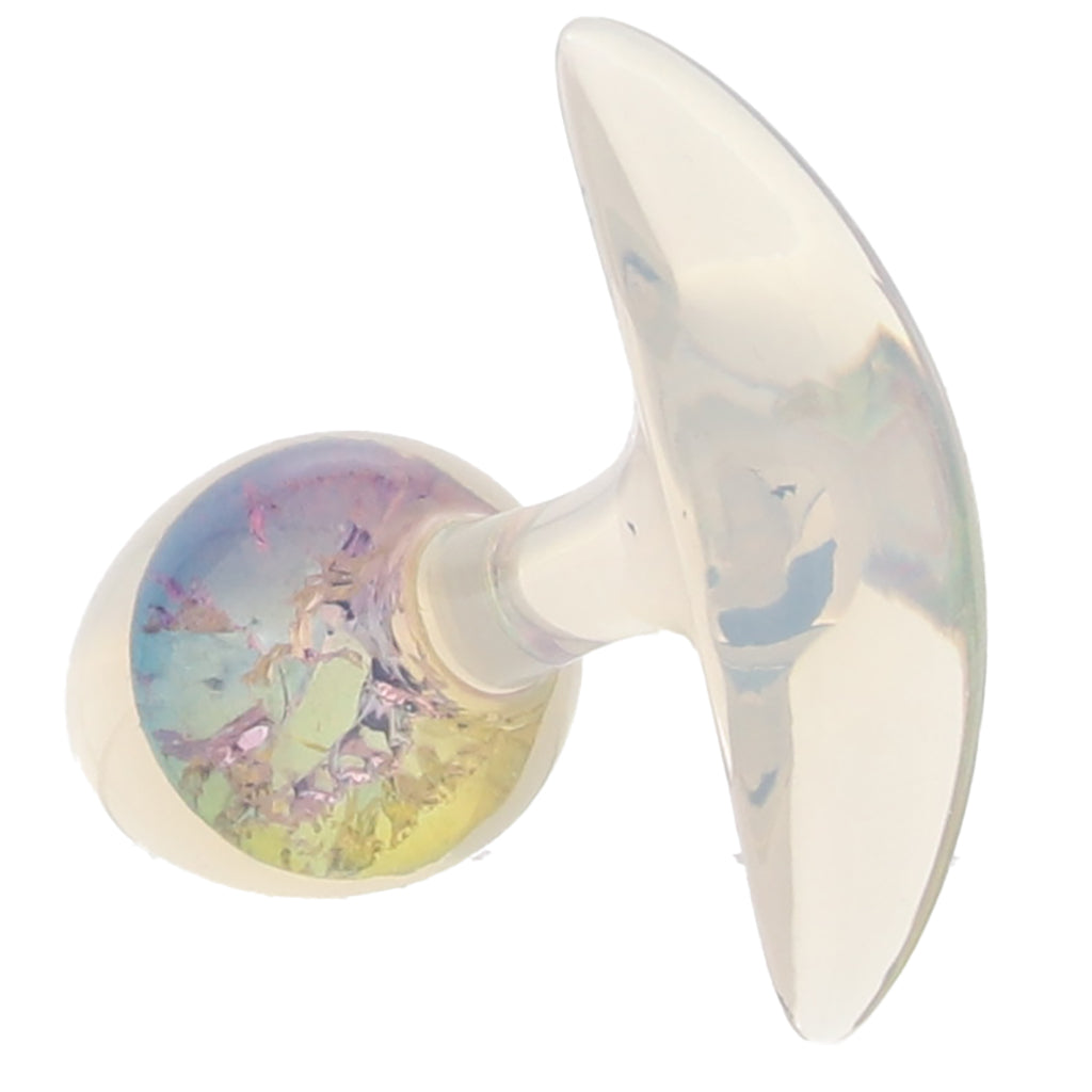 Glams Cosmic Rainbow Butt Plug in Small
