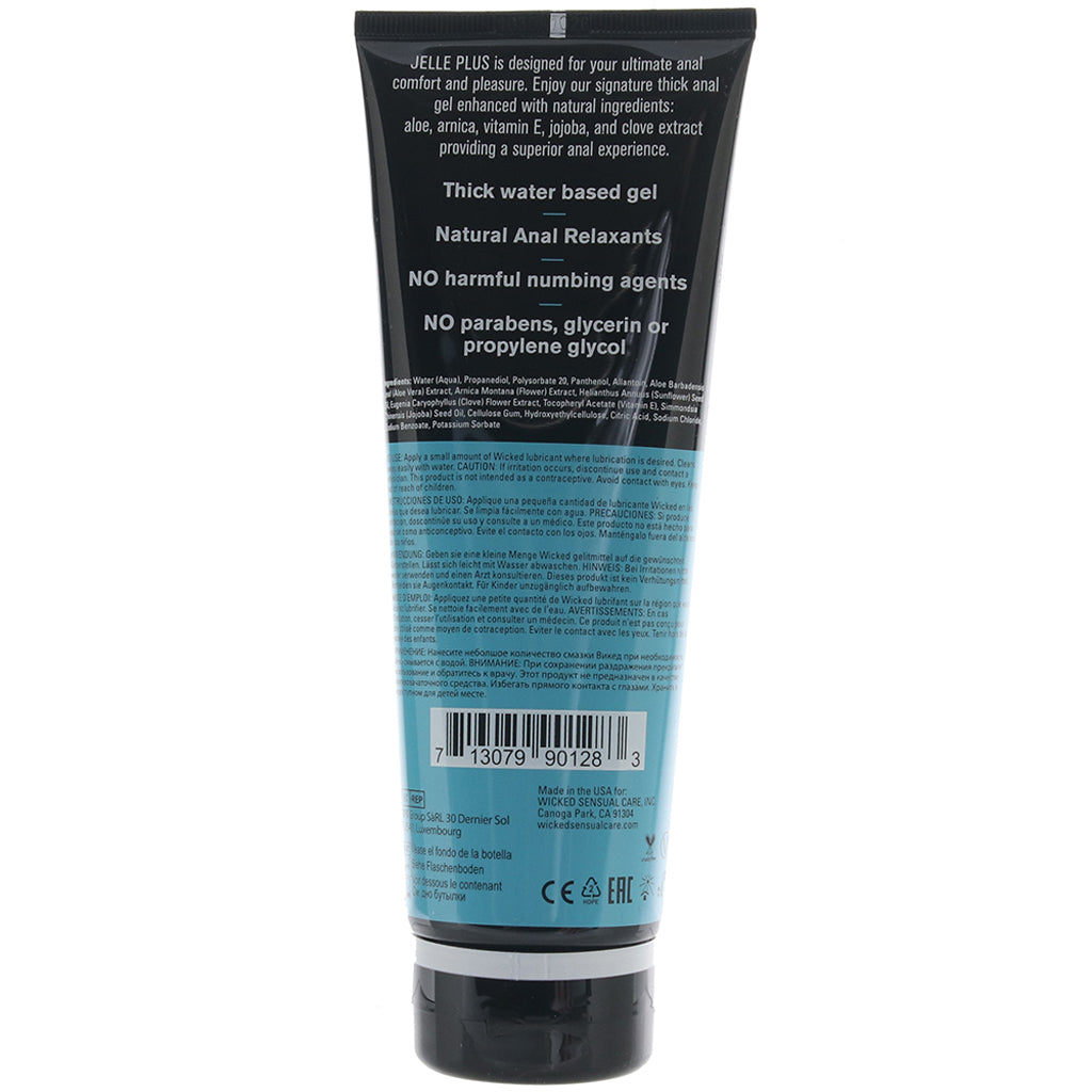 Jelle Plus Naturally Relaxing Anal Lube in 8oz/240ml Lubes and Lotions > Anal Sex Lubes