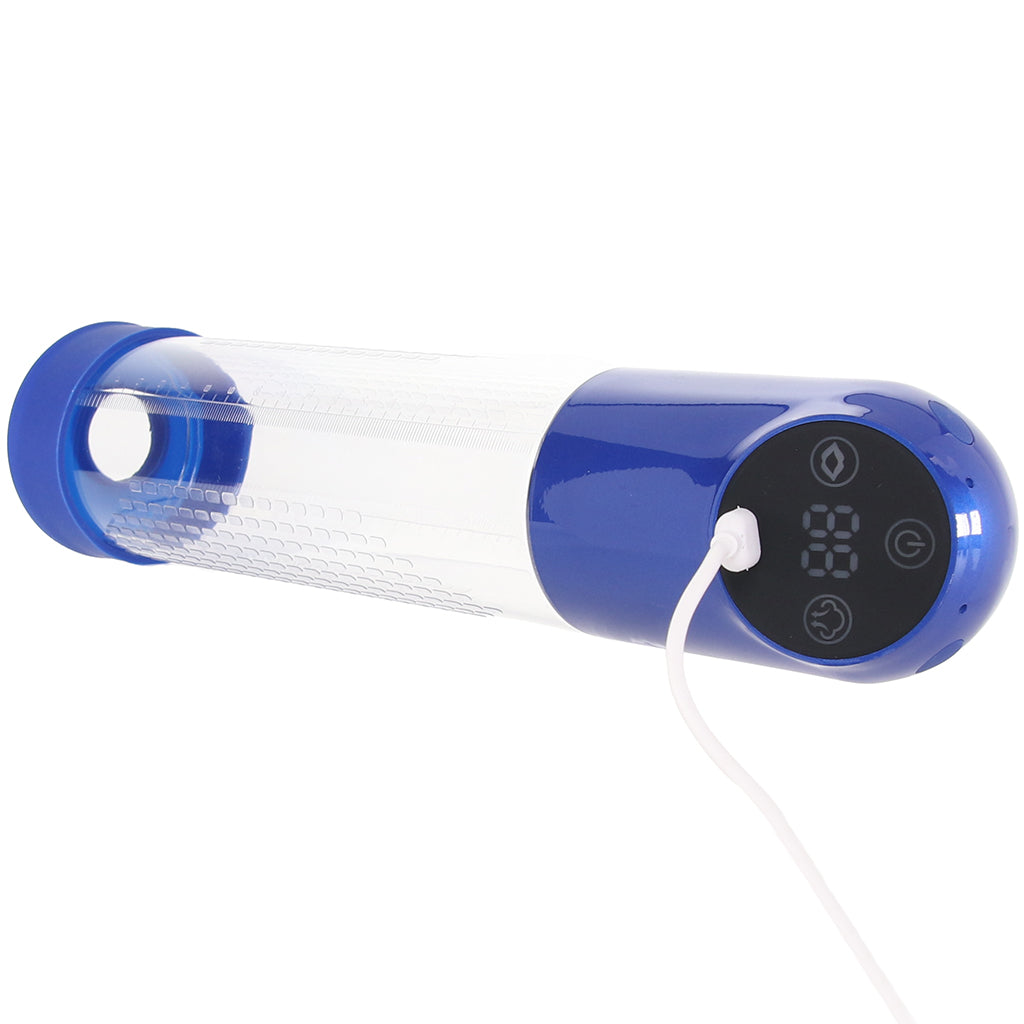 Pumped Automatic Waterproof Penis Pump in Blue Male Enhancement > Penis Pumps