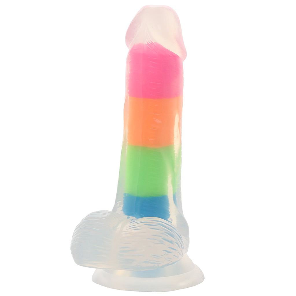 Neo Elite Rainbow Rave 6.5 Inch Dildo Dildo Sex Toys > Realistic Dildos