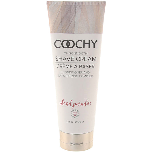 Coochy Shave Cream 7.2oz/213ml in Island Paradise Lubes and Lotions > Hair & Skincare