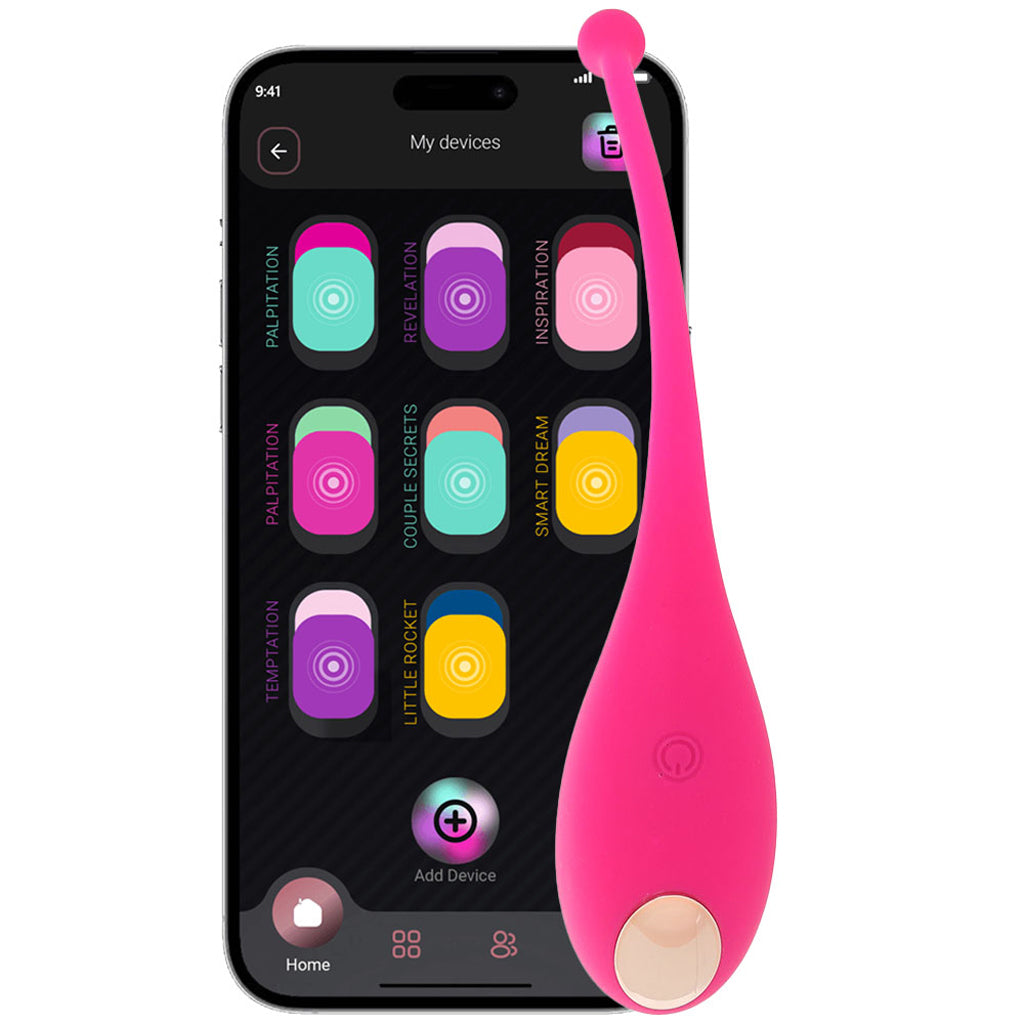 Palpitation App Control Egg Vibe in Fuchsia Vibrators > Bullet and Egg Vibrators