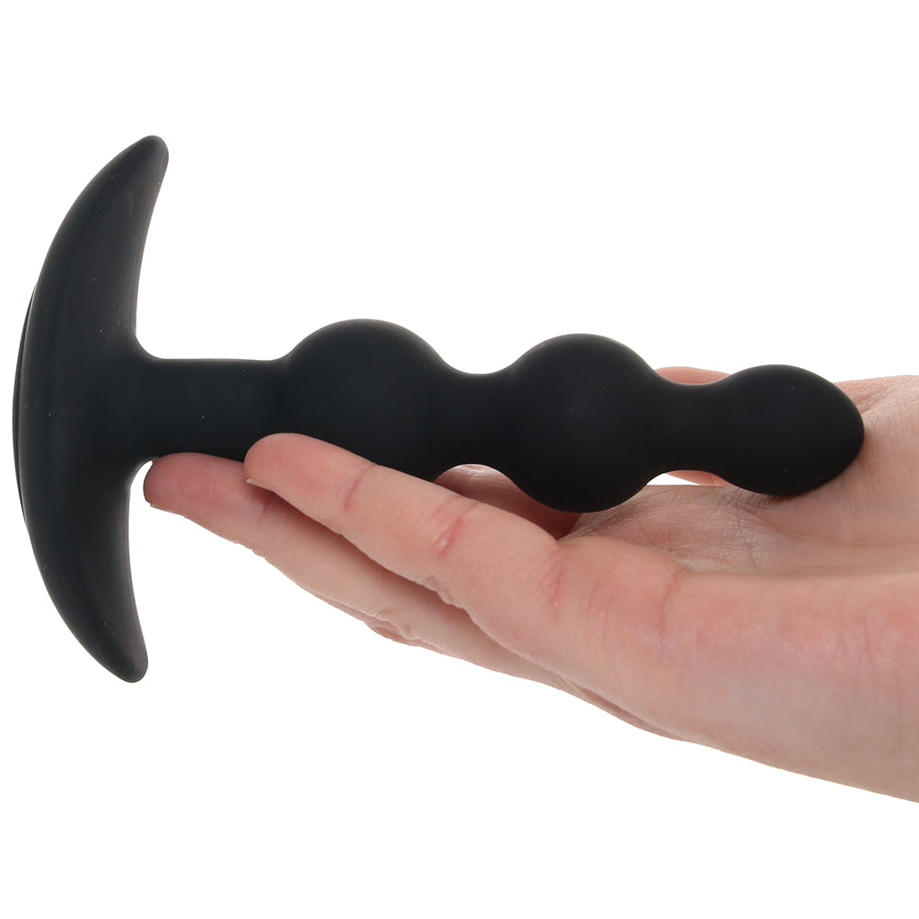 A-Play Beaded 5.5 Inch Anal Vibe in Black Anal Sex Toys > Anal Vibrators