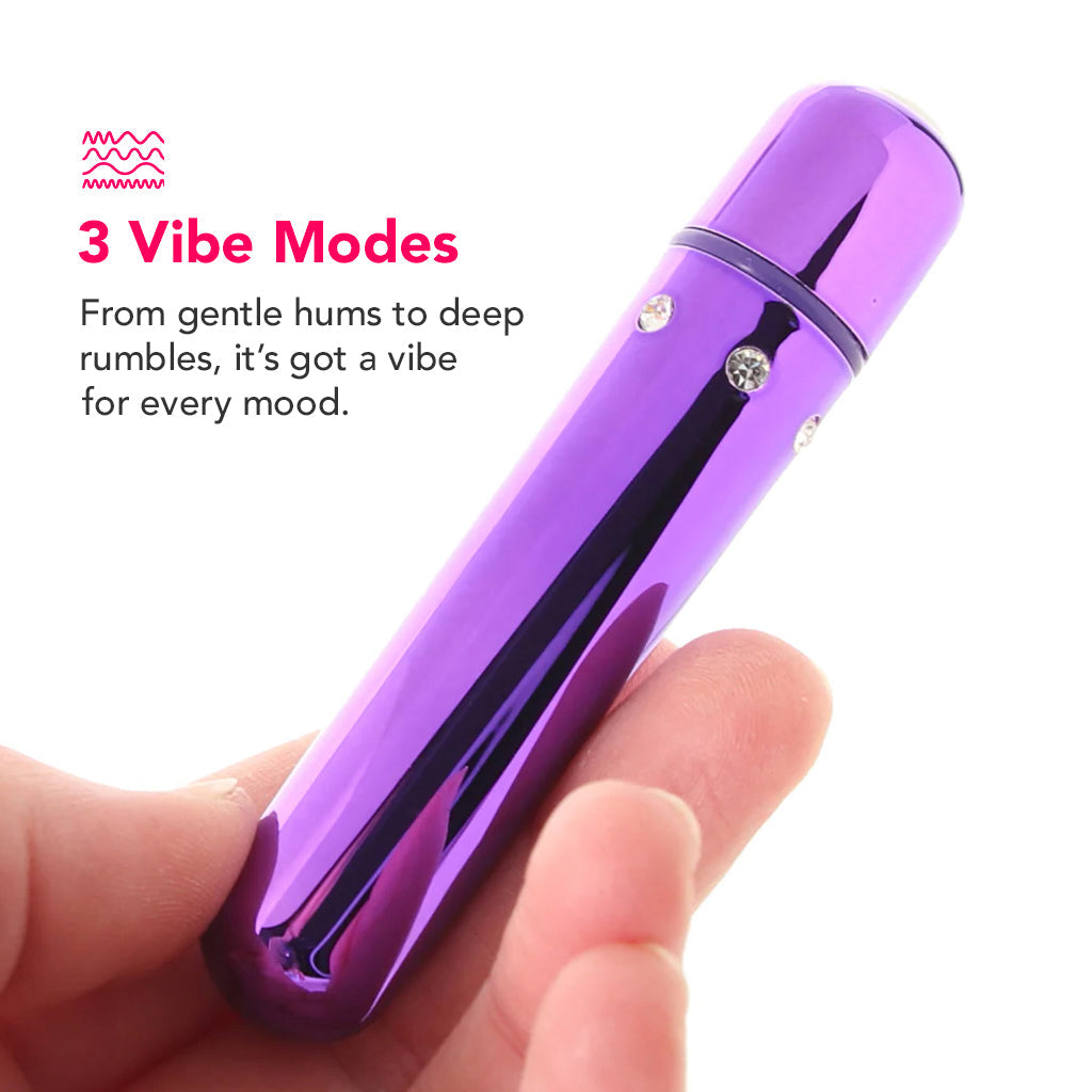 Crystal High Intensity Bullet 2 Vibe in Purple Vibrators > Bullet and Egg Vibrators