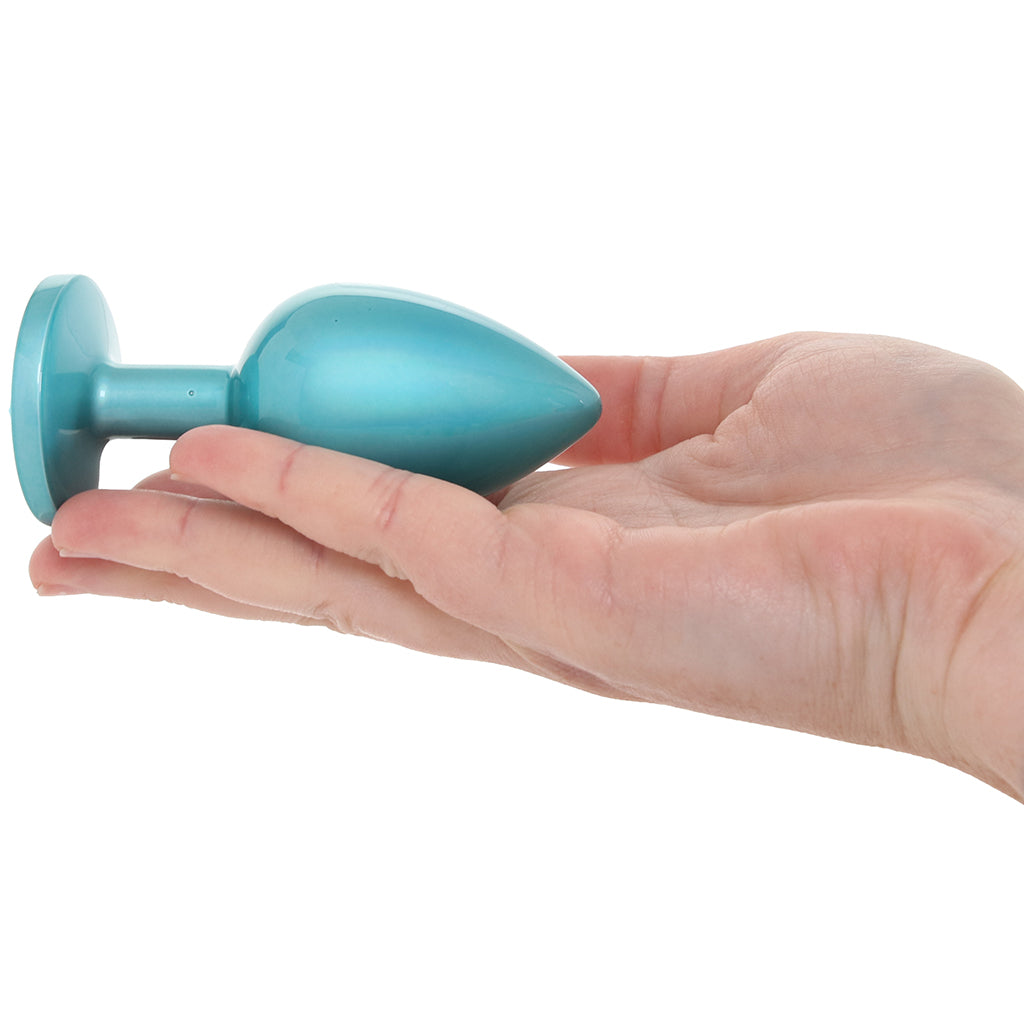 Rear Assets 3 Piece Metal Butt Plug Kit in Teal Anal Sex Toys > Butt Plugs