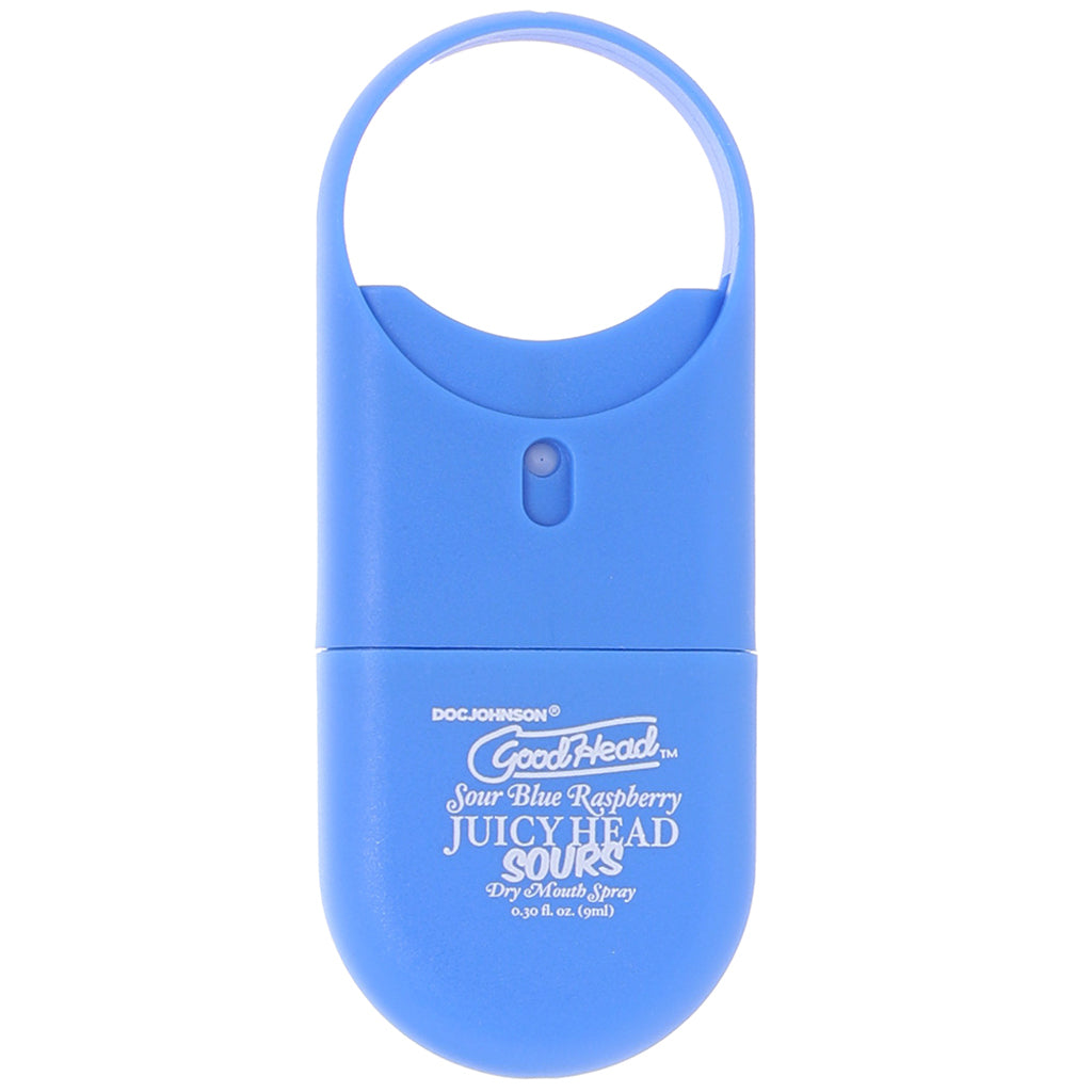 GoodHead Juicy Head Sours Spray To-Go in Blue Raspberry Lubes and Lotions > Flavored Sex Lubes
