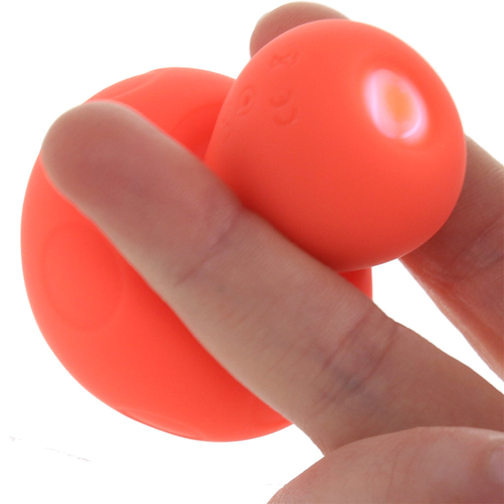 Mochi Silicone Mushroom Mini Vibe in Peach Vibrators > Clitoral Stimulators