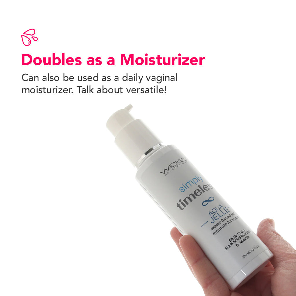 Simply Timeless for Menopause Aqua Jelle Lube 4oz/120ml Lubes and Lotions > Water Based Sex Lubes