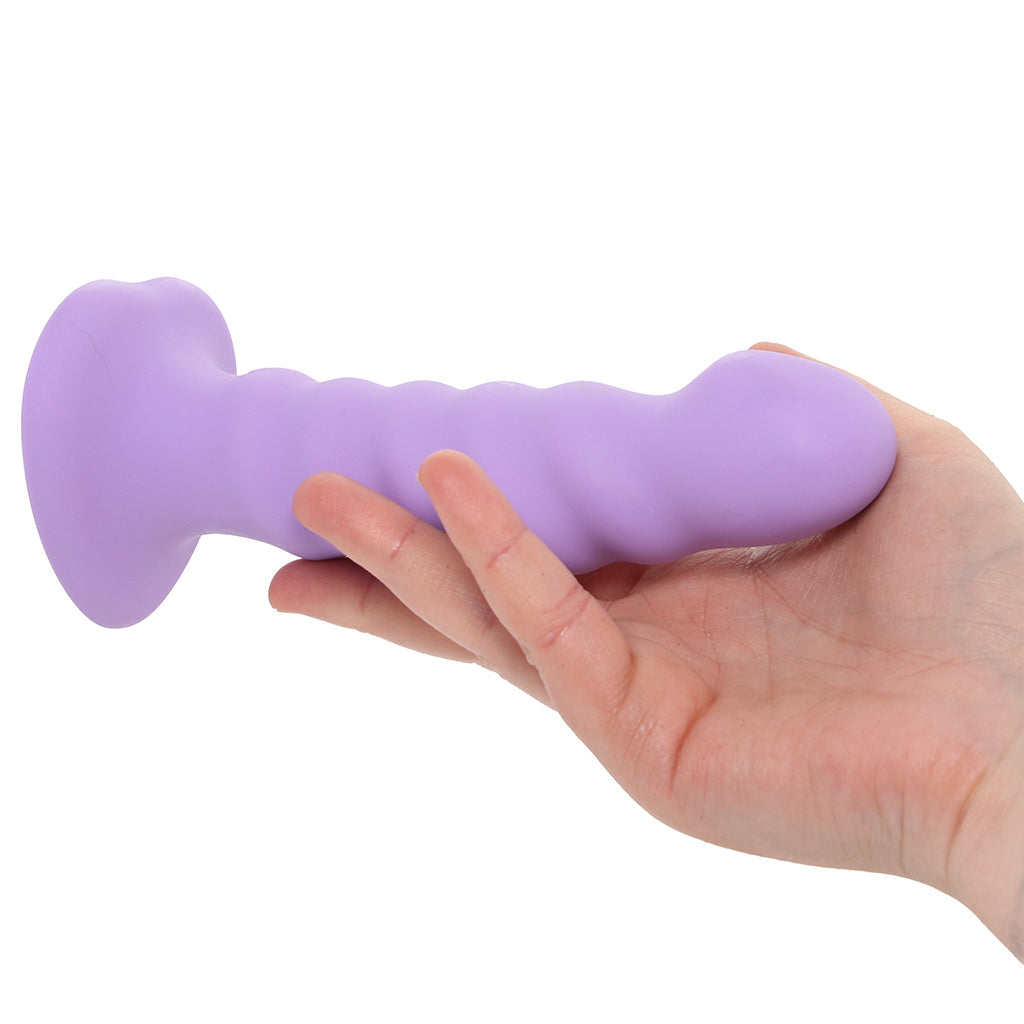 Colours 6 Inch Ribbed Remote Vibe in Purple Vibrators > G-Spot Vibrators