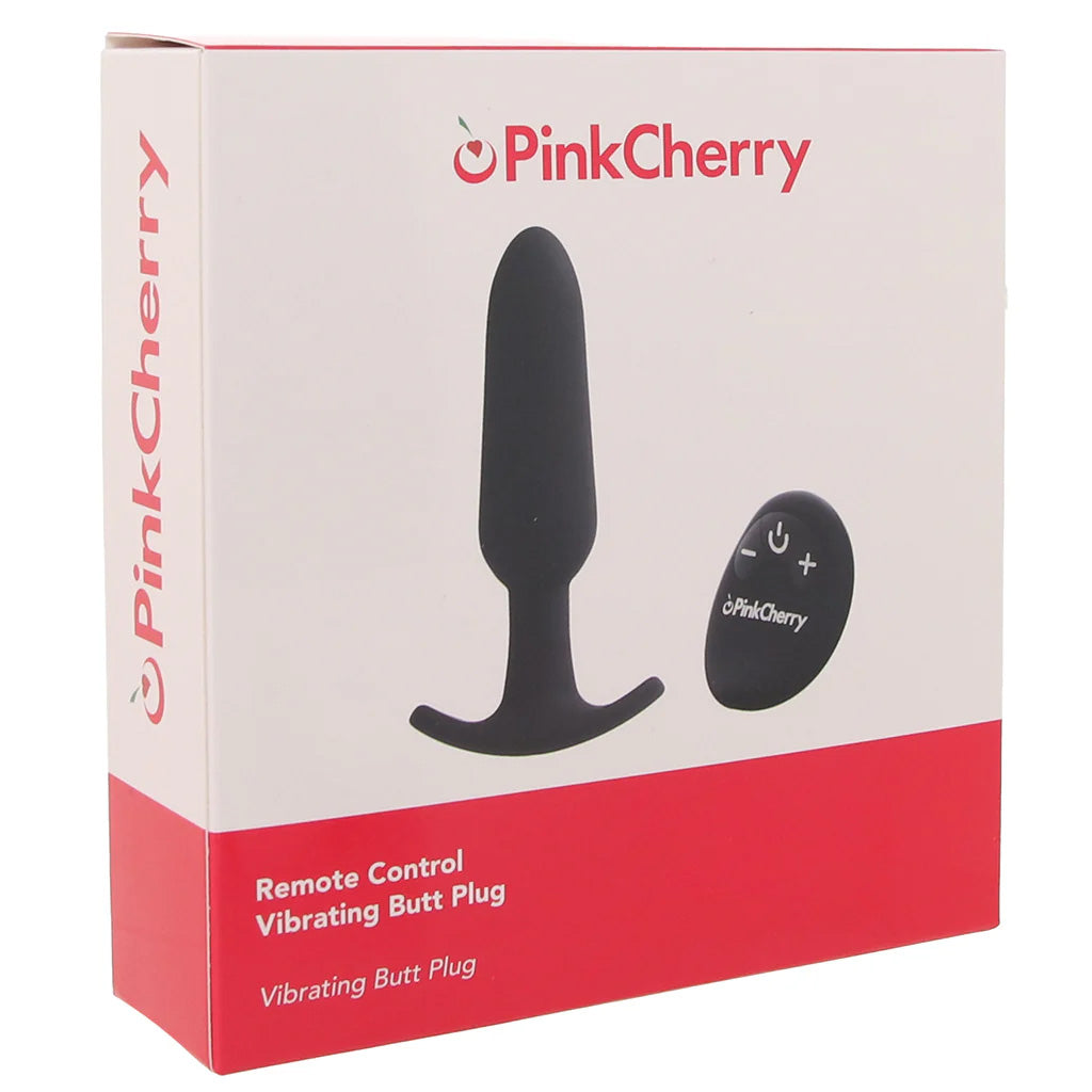 PinkCherry Remote Control Vibrating Butt Plug Anal Sex Toys > Butt Plugs