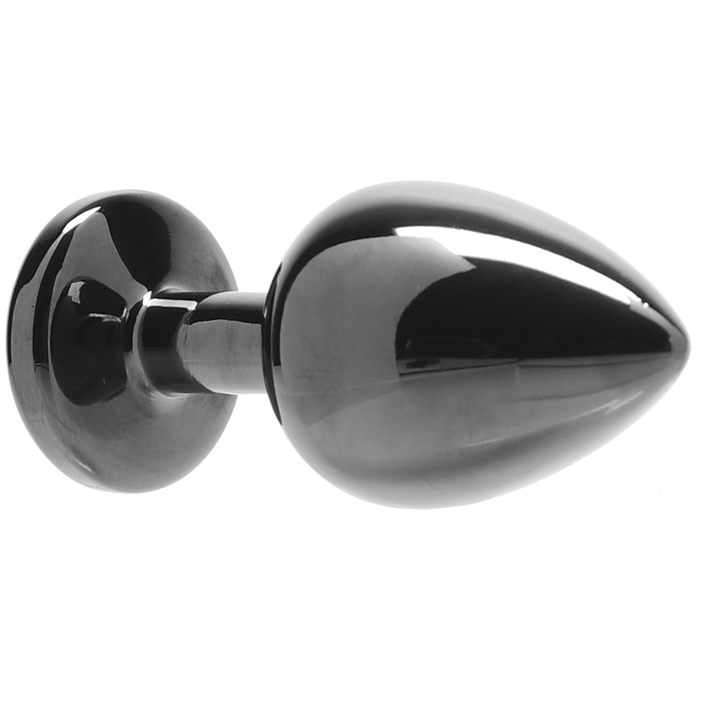 Ouch! Clear Gem Plug in Medium Anal Sex Toys > Butt Plugs